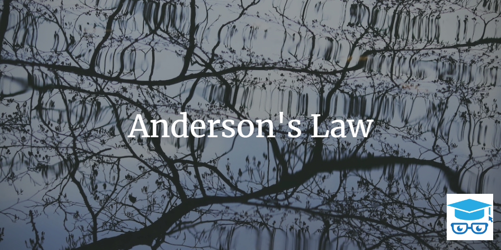 anderson’s law